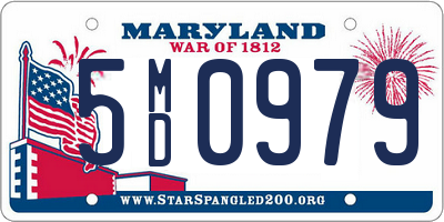 MD license plate 5MD0979