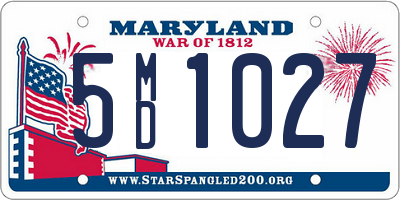 MD license plate 5MD1027