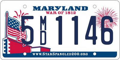 MD license plate 5MD1146