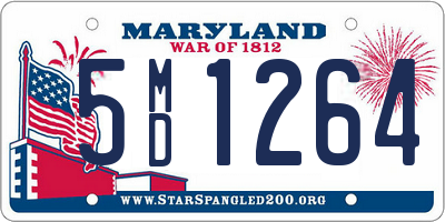 MD license plate 5MD1264