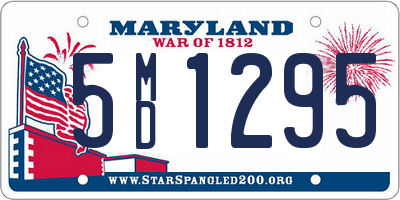MD license plate 5MD1295