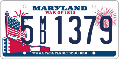 MD license plate 5MD1379