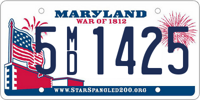 MD license plate 5MD1425