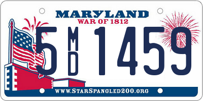 MD license plate 5MD1459