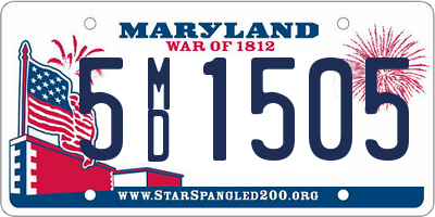 MD license plate 5MD1505