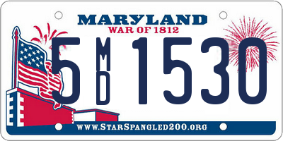 MD license plate 5MD1530