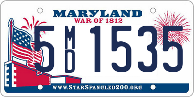 MD license plate 5MD1535