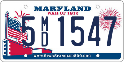 MD license plate 5MD1547