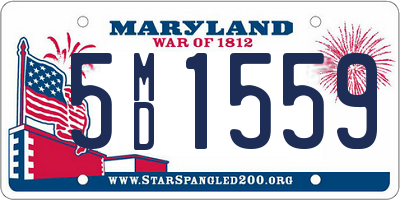 MD license plate 5MD1559