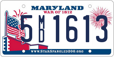 MD license plate 5MD1613