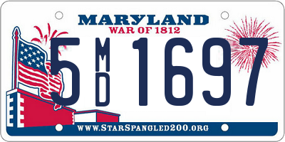 MD license plate 5MD1697