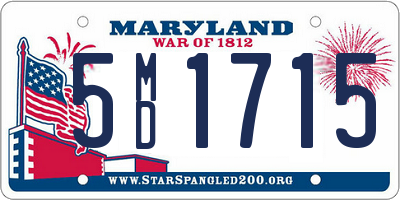 MD license plate 5MD1715