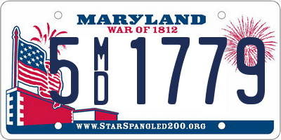 MD license plate 5MD1779