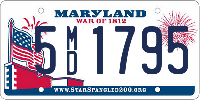 MD license plate 5MD1795