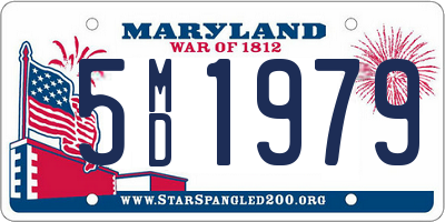 MD license plate 5MD1979