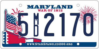 MD license plate 5MD2170