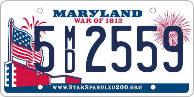 MD license plate 5MD2559