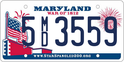 MD license plate 5MD3559