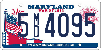 MD license plate 5MD4095