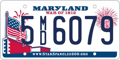 MD license plate 5MD6079