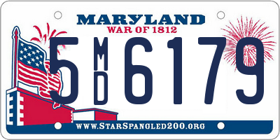 MD license plate 5MD6179