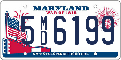 MD license plate 5MD6199
