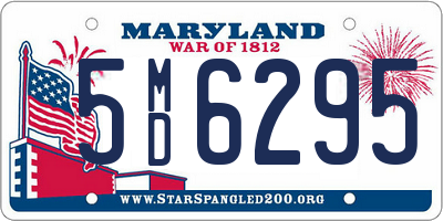 MD license plate 5MD6295