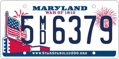 MD license plate 5MD6379