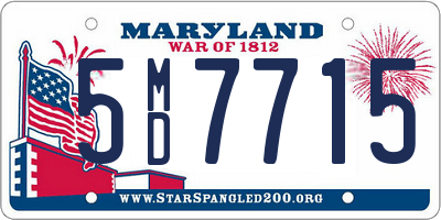 MD license plate 5MD7715