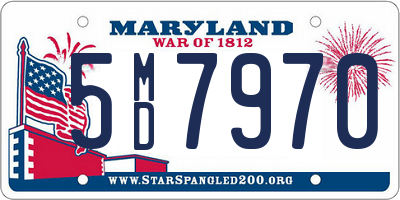 MD license plate 5MD7970