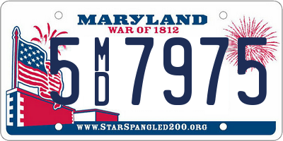 MD license plate 5MD7975