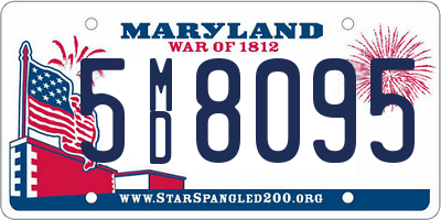 MD license plate 5MD8095