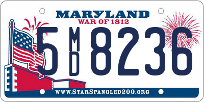 MD license plate 5MD8236