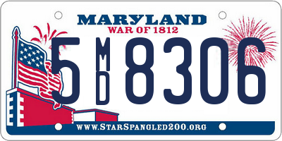 MD license plate 5MD8306