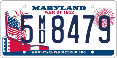 MD license plate 5MD8479