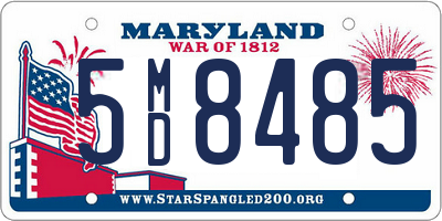 MD license plate 5MD8485