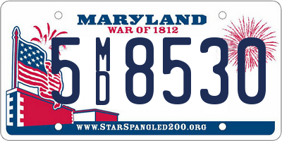 MD license plate 5MD8530