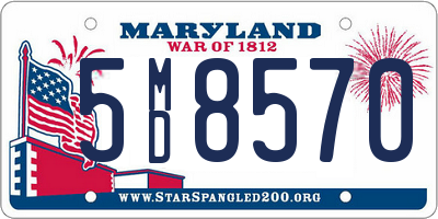 MD license plate 5MD8570