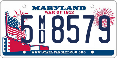 MD license plate 5MD8579