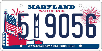 MD license plate 5MD9056