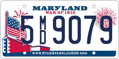 MD license plate 5MD9079