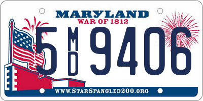 MD license plate 5MD9406