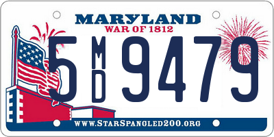 MD license plate 5MD9479