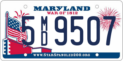 MD license plate 5MD9507