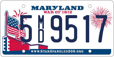 MD license plate 5MD9517