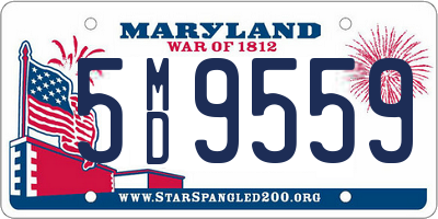 MD license plate 5MD9559