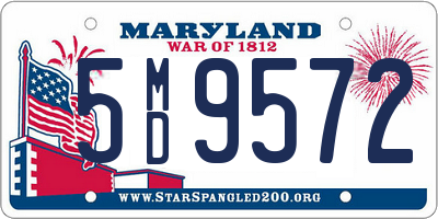 MD license plate 5MD9572