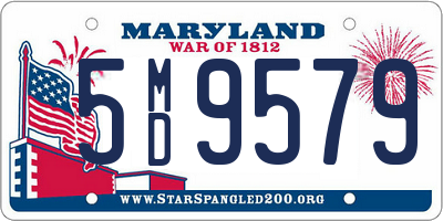 MD license plate 5MD9579