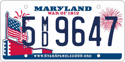 MD license plate 5MD9647