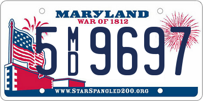 MD license plate 5MD9697